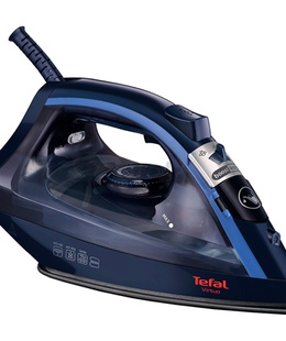  TEFAL | FV1713E0 Virtuo | Steam Iron | 2000 W | Water tank capacity 200 ml | Continuous steam 24 g/min | Dark Blue  Hover