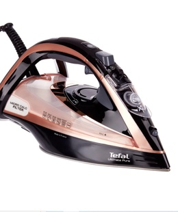  TEFAL | Steam Iron | FV9845 | Steam Iron | 3200 W | Water tank capacity 350 ml | Continuous steam 60 g/min | Black/Rose Gold  Hover