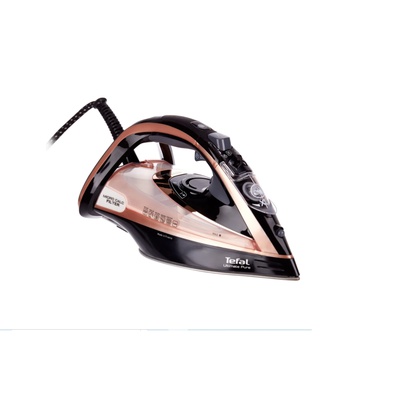  TEFAL | Steam Iron | FV9845 | Steam Iron | 3200 W | Water tank capacity 350 ml | Continuous steam 60 g/min | Black/Rose Gold