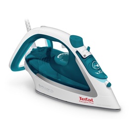  TEFAL | FV5718 | Steam iron | 2500 W | Water tank capacity 270 ml | Continuous steam 45 g/min | Steam boost performance 195 g/min | Blue/ white