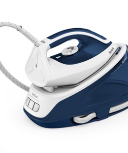  TEFAL | Express Essential Steam Station | SV6116E0 | 2200 W | 1.4 L | 5 to 6 bar | Auto power off | Vertical steam function | Calc-clean function | White/ Blue  Hover