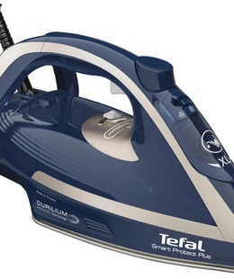  TEFAL | FV6872E0 | Steam Iron | 2800 W | Water tank capacity 270 ml | Continuous steam 40 g/min | Blue/Silver  Hover