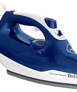  TEFAL | FV2838E0 | Steam Iron | 2400 W | Water tank capacity 270 ml | Continuous steam 40 g/min | Blue/White  Hover