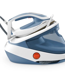 TEFAL | Steam Station Pro Express | GV9710E0 | 3000 W | 1.2 L | 7.6 bar | Auto power off | Vertical steam function | Calc-clean function | White/Blue  Hover