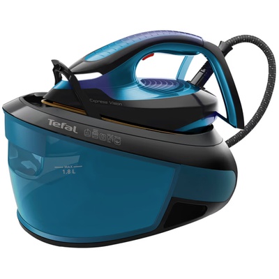  TEFAL Ironing System | SV8151 Express Vision | 2800 W | 1.8 L | 7 bar | Auto power off | Vertical steam function | Calc-clean function | Blue/Black