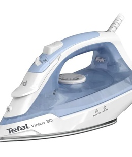  TEFAL Steam Iron | FV2C41E0 Virtuo | Steam Iron | 2000 W | Water tank capacity 240 ml | Continuous steam 27 g/min | Steam boost performance 120 g/min | Blue/White  Hover