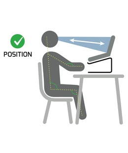  PORT DESIGNS | 901103 | Ergonomic Notebook stand | Notebook Stand | Black | 10-15.6   Hover