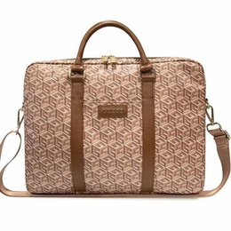  GUESS | GCube Stripes GUCB15HGCFSEW | Fits up to size 16  | Laptop Bag | Brown