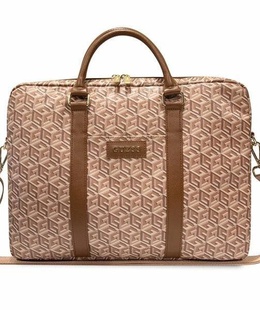  GUESS | GCube Stripes GUCB15HGCFSEW | Fits up to size 16  | Laptop Bag | Brown  Hover