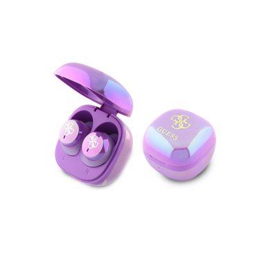 Austiņas GUESS | Earphones | GUTWSJ144ESU | Bluetooth | In-ear | Wireless | Purple