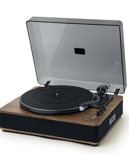  Muse Turntable Stereo System with Bluetooth Out | MT-107 BTO | 2x5 W | Bluetooth | Black/Brown  Hover