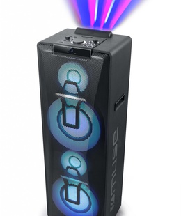  Muse | Party Box Double Bluetooth CD Speaker | M-1990 DJ | 1000 W | Bluetooth | Black | Portable | Wireless connection  Hover