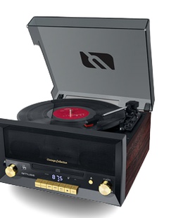  Muse | Turntable Micro System With Vinyl Deck | MT-112 W | Micro system CD with turntable | USB port  Hover