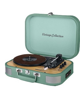  Muse | Turntable Stereo System | MT-201WG | Turntable Stereo System | USB port | AUX in  Hover