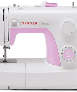  Sewing machine | Singer | SIMPLE 3223 | Number of stitches 23 | Number of buttonholes 1 | White/Pink  Hover