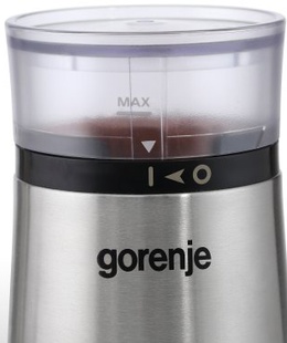  Gorenje | Coffee grinder | SMK150E | 150 W | Coffee beans capacity 60 g | Lid safety switch | Stainless steel  Hover