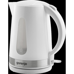 Tējkanna Gorenje | Kettle | K17WE | Electric | 2200 W | 1.7 L | Plastic + metal | 360° rotational base | White