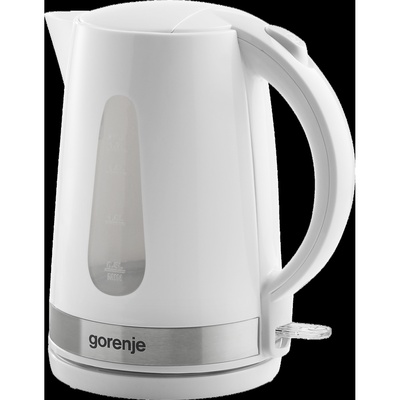 Tējkanna Gorenje | Kettle | K17WE | Electric | 2200 W | 1.7 L | Plastic + metal | 360° rotational base | White