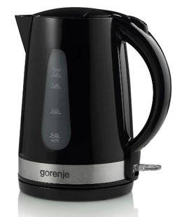 Gorenje | Kettle | K17BK | Standard | 2200 W | 1.7 L | Plastic/ metal | 360° rotational base | Black  Hover