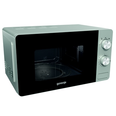 Mikroviļņu krāsns Gorenje | Microwave oven | MO17E1S | Free standing | 17 L | 700 W | Silver