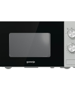 Mikroviļņu krāsns Gorenje | Microwave Oven | MO20E1S | Free standing | 20 L | 800 W | Silver  Hover