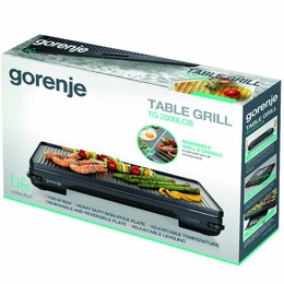  Gorenje | Grill | TG2000LCB | Table | 2000 W | Black