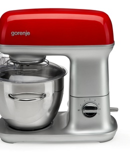 Virtuves kombains Gorenje | Kitchen machine | MMC1000RLR | 1000 W | Number of speeds 7 | Bowl capacity 4.5 L | Meat mincer | Stainless Steel/Red  Hover