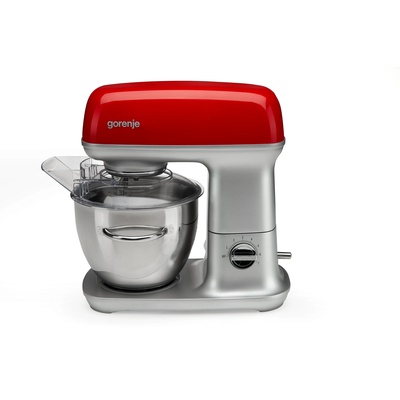 Virtuves kombains Gorenje | Kitchen machine | MMC1000RLR | 1000 W | Number of speeds 7 | Bowl capacity 4.5 L | Meat mincer | Stainless Steel/Red