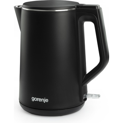 Tējkanna Gorenje | Kettle | K15DWBK | Electric | 2200 W | 1.5 L | Stainless steel | 360° rotational base | Black