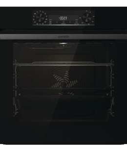Cepeškrāsnis Gorenje | Oven | BOS6737E06FBG | 77 L | Multifunctional | EcoClean | Mechanical control | Steam function | Convection | Height 59.5 cm | Width 59.5 cm | Black  Hover