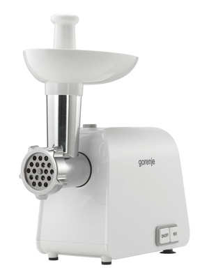 Gaļas maļamās mašīna Gorenje | Meat Grinder | MG1602W | White | 1600 W | Number of speeds 1 | Throughput (kg/min) 1.9  Hover