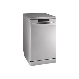 Trauku mazgājamā mašīna Dishwasher | GS520E15S | Free standing | Width 45 cm | Number of place settings 9 | Number of programs 5 | Energy efficiency class E | Display | AquaStop function | Grey