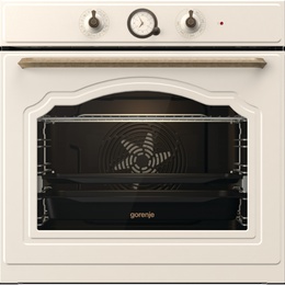 Cepeškrāsnis Gorenje Oven | BOS67372CLI | 77 L | Multifunctional | AquaClean | Mechanical | Steam function | Height 59.5 cm | Width 59.5 cm | Sandy