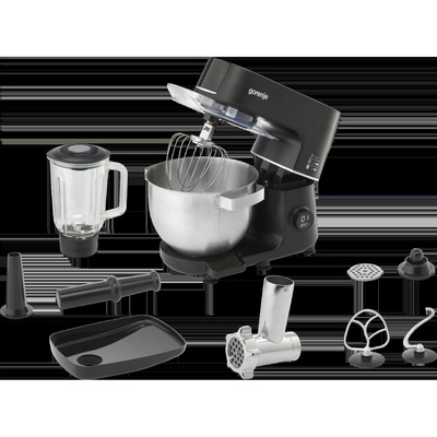 Virtuves kombains Gorenje | Kitchen Machine | MMC1000SCB | 1000 W | Number of speeds 12 | Bowl capacity 6 L