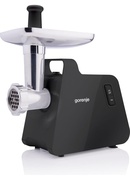 Gaļas maļamās mašīna Gorenje Meat grinder | MG2001SB | Black/Stainless Steel | 2000 W | Number of speeds 1 | Throughput (kg/min) 2.6