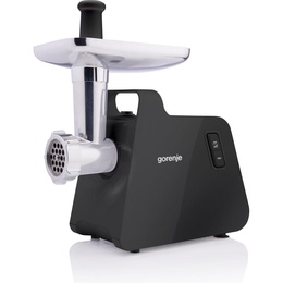 Gaļas maļamās mašīna Gorenje Meat grinder | MG2001SB | Black/Stainless Steel | 2000 W | Number of speeds 1 | Throughput (kg/min) 2.6