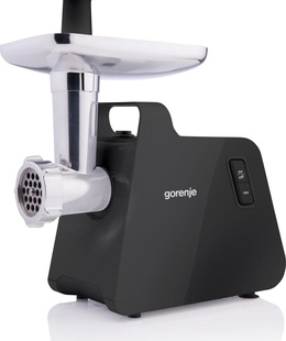 Gaļas maļamās mašīna Gorenje Meat grinder | MG2001SB | Black/Stainless Steel | 2000 W | Number of speeds 1 | Throughput (kg/min) 2.6  Hover