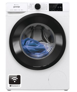 Veļas mazgājamā  mašīna Gorenje Washing machine | WPNEI82A1SWIFI | Energy efficiency class A | Front loading | Washing capacity 8 kg | 1200 RPM | Depth 55 cm | Width 60 cm | Display | LED | Steam function | White  Hover