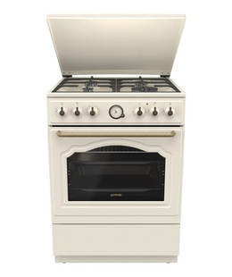 Virtuves plīts Gorenje Cooker | GKS6C71CLI | Hob type Gas | Oven type Electric | Gold | Width 60 cm | Depth 60 cm | 71 L  Hover