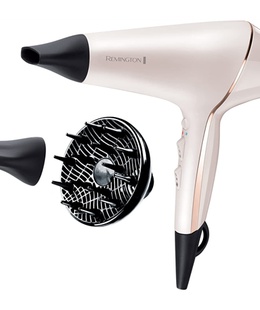 Fēns Remington | Hair dryer | ProLuxe AC9140 | 2400 W | Number of temperature settings 3 | Ionic function | Diffuser nozzle | White/Gold/Black  Hover