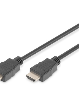  Digitus | HDMI High Speed with Ethernet Connection Cable | Black | HDMI male (type A) | HDMI male (type A) | HDMI to HDMI | 2 m  Hover