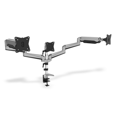  Digitus Desk Mount | Triple Monitor Gas Spring Mount DA-90363 | Adjustable Height