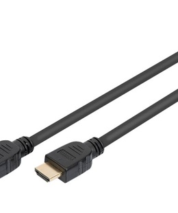  Digitus | Ultra High Speed HDMI Cable with Ethernet | Black | HDMI Male (type A) | HDMI Male (type A) | HDMI to HDMI | 1 m  Hover