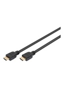  Digitus | Ultra High Speed HDMI Cable with Ethernet | Black | HDMI Male (type A) | HDMI Male (type A) | HDMI to HDMI | 1 m Hover