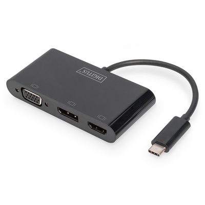  Digitus USB-C 3in1 Triple Monitor Adapter (HDMI