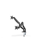  Digitus | Desk Mount | Universal Dual Monitor Mount with Gas Spring and Clamp Mount | Swivel