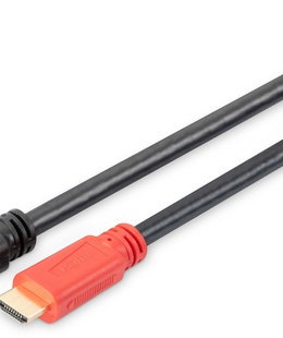  Digitus | High Speed HDMI Cable with Signal Amplifier | Black/Red | HDMI Male (type A) | HDMI Male (type A) | HDMI to HDMI | 10 m  Hover