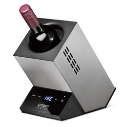  Caso | Wine cooler for one bottle | WineCase One | Energy efficiency class Not apply | Free standing | Bottles capacity 1 | Inox