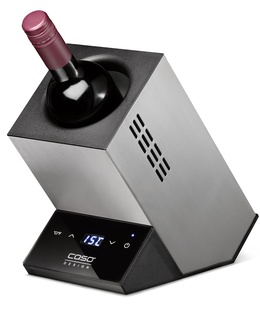  Caso | Wine cooler for one bottle | WineCase One | Energy efficiency class Not apply | Free standing | Bottles capacity 1 | Inox  Hover