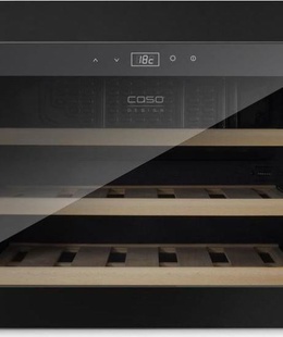  Caso | Wine cooler | WineSafe 18 EB | Energy efficiency class G | Built-in | Bottles capacity 18 bottles | Cooling type Compressor technology | Black  Hover